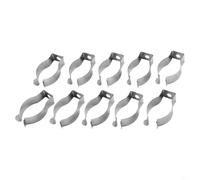 Pinces à ressort en acier au manganèse pour ranger outils, balais, brosses et râteaux dans différents espaces (25 mm (hauteur 37 mm)