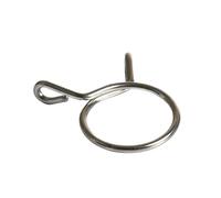 Pinces à ressort en acier inoxydable 304, 10 pièces, Clips fil unique, anneau de tuyau d'eau, cerceau(11mm 10pcs)