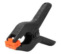 Pinces à ressort en plastique noir de 4 pouces, 6 pièces, pour le bricolage, le travail du bois, bloc mobile, poignée antidérapante, légère [outils pour le travail du bois]