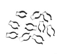 Pinces à ressort en tissu éponge - Support mural pour accrocher des brosses, serpillères, tuyaux - Kit de serrage à ressort en acier - Différentes tailles 20 mm-30 mm (h : 45)
