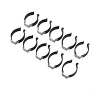 Pinces à ressort en tissu éponge - Support mural pour accrocher des brosses, serpillères, tuyaux - Kit de serrage à ressort en acier - Différentes tailles 20 mm-30 mm (h : 37)