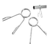 Pinces à ressort pour haltères, pinces à ressort pour haltères, 2 pièces Colliers de serrage Pinces pour haltères de levage - Colliers à ressort pour haltères de fitness, robustes, pratiques, clips