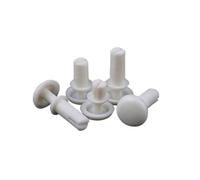 Pinces à rivets en nylon, 50 pièces, d'expansion plastique de type R, écrous boucle R20 R30 R40 R50 R60 for version PC(White,R4080 50PCS)