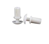 Pinces à rivets en plastique et nylon, 200 100 pièces de diamètre 4,2 12 mm, expansibles type R, écrous, clips boucle, fixations for carte PC, pare-chocs(White,100PCS R3080)