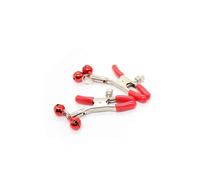 Pinces à seins cloches rouges