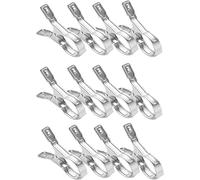 Pinces À Serviette De Plage, 12 Pièces, 14 Cm De Long, En Acier Inoxydable, Pour Couette, Serviette De Plage, Couverture (14 Cm, 12 Pièces)