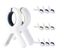 Pinces à Serviette de Plage,Lot de 9 Pinces à Linge,Grandes Pinces à Linge Clip de Brise-Vent,Durable Grosse Pince Plastique pour Serviette de Toilettes,Couettes, Draps de Bain,Couverture, Vêtements