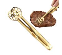 Pinces à servir de la nourriture, pinces de cuisson | Pinces à buffet anti-glissement en acier inoxydable | Ustensiles de cuisine, pince de verrouillage de service robuste pour steak, pain et divers