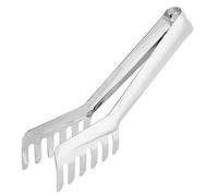 Pinces à spaghetti, 19x9x1.5cm/7.48x3.54x0.6in nouilles Clip peigne en forme de pain serveur Clip pince à salade en acier inoxydable pour cuisine outil de cuisine