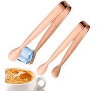 Pinces à Sucre | 2 Pièces Outils En Acier Inoxydable Pour Saisie Au Bar - Pinces De Service Pour Apéritifs,Pour Gelées Guimauves Maison Barman Restaurant Hôtel Club Service De Buffet