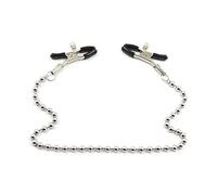 Pinces à tétons avec chaîne de perles, pinces à lèvres, clitoris Clip extrêmement bondage SM sexy fétichiste réglable pour les couples hommes et les femmes