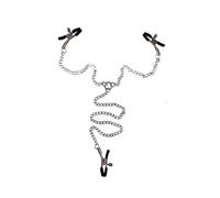 Pinces à Tétons et pince à Clitoris avec Chaine