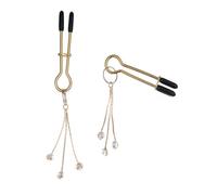 Pinces À Tétons Fetish Bondage Seins Pince Chaîne Plaisir Et Fermeture De La Douleur Fétiche BDSM Jouet Sexuel Érotique(B)