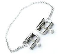 Pinces à tétons réglables SM pinces à seins clitoris lèvres sextoy BDSM pour couples extrêmes stimulation mamelons accessoires érotiques métal plaisir intense FOPS I06-4