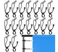 Pinces à Toile de Fond, 16 Pcs Pince de Serrage Backdrop Clamp Clip, Pinces à Ressort avec Cordon élastique, Backdrop Clamp pour Fond Photo Studio Photographie, Vidéo, Toile Création, Arrière-Plan