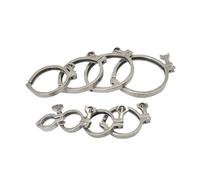 Pinces à trois pinces en acier inoxydable SS304, 1.5 à 8 pouces, trèfle for virole(Clamp-233mm)