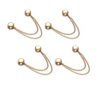 Pinces a Vêtements Magnétiques,4 Boutons de Force Magnétique avec Chaîne,Epingles Magnétiques Polyvalentes pour Cardigan,Ourlet de Manchette