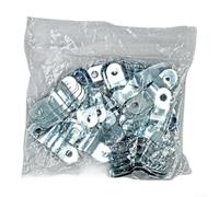 Pinces Acier Inoxydable 6mm 8mm pour Pinces Acier Inoxydable | Acier inoxydable, compatible 6mm et 8mm, fixation sécurisée, pour idéal maintenance frigo, lot économique