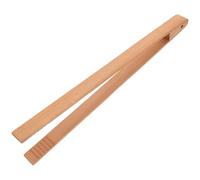 Pinces Alimentaires en Bois de Hêtre, Longues, Multi-usage pour Cuisson | Prise Facile, Portée Étendue, Usage avec Poêles Antiadhésives, Grillades, Pains et Viennoiseries Style Aléatoire