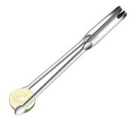 Pinces alimentaires pour servir, outil de retrait de chalaza aux œufs | Serveur de cuisine en acier inoxydable avec dents | Outil de buffet pince à glace pour steak, salade, fruits de mer, viande, bar