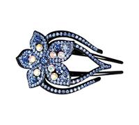 Pinces Canard | Barrettes Filles Strass Maintien Fort | Pinces À Cheveux Femme Attaches Queue De Cheval | Pour Cheveux Longs -Longs Épais Fins Maison Extérieur Voyage Mariage Fête Anniversaire