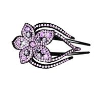 Pinces Canard | Barrettes Fleuries Mode Forte Tenue | Pinces À Cheveux Femme Attaches Queue De Cheval | Pour Cheveux Longs -Longs Épais Fins Maison Extérieur Voyage Mariage Fête Anniversaire