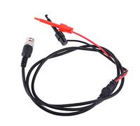 Pinces coaxial câble pour double piston test crochet oscilloscope sonde clip cordon de test pour tester le travail du tube