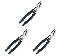 Pinces coupantes multifonctions de qualité industrielle, 9-en-1, multifonctionnelles, coupe-fils robustes, faciles à utiliser pour les réparations domestiques - Pack de 3 pièces