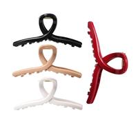 Pinces Crabe En Silicone Pour Femme 4 Pièces Maintien Fort | Épingles Décoratives Et Élégantes Pour Cheveux Outil Cheveux Filles Femmes Étudiantes Concerts Mariage Université Fitness