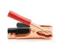 Pinces Crocodile 50A Métal Plaqué pour cuivre pour Test Électrique Auto - Clips pour alligator Robustes Soudure DIY 80mm(10PCS)