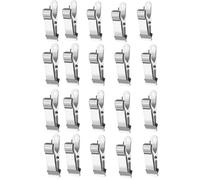 Pinces Crocodiles,20 PCS Mini Pinces Métalliquesen,Mini Pinces Antidérapantes Robustes pour Vêtements,Rideaux,Artisanat,Photos,Résistantes à la Corrosion
