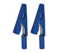 Pinces crocodiles efficaces avec fiches banane de 2 mm pour améliorer la stabilité des signaux dans différents réglages de pinces résistantes