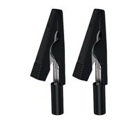 Pinces crocodiles efficaces avec fiches banane de 2 mm pour améliorer la stabilité des signaux dans différents réglages de pinces résistantes