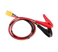 Pinces crocodiles for Deans EC3 EC5 AMASS XT60 XT90 XT90S HXT3,5 mm HXT4,0 mm Adaptateur de prise femelle en T for chargeur de batterie ISDT Q6(10awg 100cm XT90)