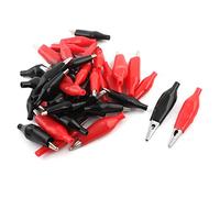 Pinces crocodiles, Pinces crocodiles isolées for tests électriques de laboratoire, multicolores, tailles variées, 20 paires