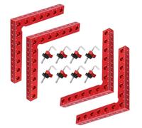 Pinces d'angle - Alliage d'aluminium de taille standard | Gabarit de serrage à angle droit, outil de positionnement à 90 degrés | Pince en métal pour le travail du bois, les projets de bricolage