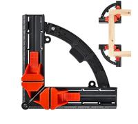 Pinces d'angle multi-angle - Degré - Clip de fixation réglable - Swing Jaw - Outil de serrage carré 30 ° - 90 ° pour menuiserie, travail du bois, assemblage de cadre, projets de bricolage