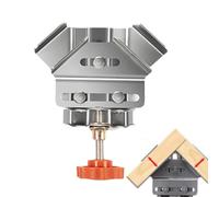 Pinces d'angle pour le travail du bois - Clip de fixation à angle droit, support de positionnement de 10 x 8,5 cm, pince à poignée , mâchoire pivotante réglable | Configuration précise des