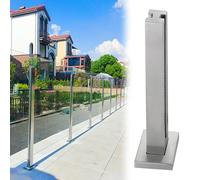 Pinces de balustrade en verre pour panneaux trempés, système de garde-corps sécurisé pour intérieur et extérieur, support de clôture clair pour terrasse et patio