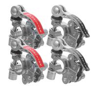 Pinces de Borne de Batterie pour Voiture 4 Pcs Alliage de Zinc