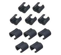 Pinces De Câble De Frein De Vélo - Pinces De Guide De Tuyau De Vélo | 10 Pinces De Câbles De Vélo | 10 Clips De Dérailleur Et De Changement | Boucle De Gestion De Logement Pour Att