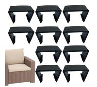 Pinces de canapé pour sections, pinces de meubles de terrasse - Sécurisation des meubles de terrasse contre - Convient aux entreprises épaisses - Sécurisation décorative du support de serrage