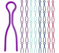 Pinces de Canette, 42 Pièces Pinces Bobines Fil, Pinces à Bobines de Fil, Support de Bobine en Plastique Clips à Canette, Porte-Bobines Porte Fil Canette Clips