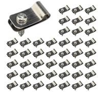 Pinces de clôture, 400 pièces, en aluminium, for fils soudés calibre 12 à 16 sur clôtures bois, métal ou vinyle Pour ClôTure En Bois