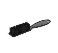 Pinces de Coiffure, Coiffeur de Coiffure à Manchette à Poils en Plastique Brosse Cheveux avec une Brosse en Fibre Dense Cou Cou pour les Salons beauté, les Barbiers, (BLACK)