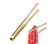 Pinces de cuisine en acier inoxydable, pinces de cuisine pour cuisiner - Pinces alimentaires résistantes à la chaleur Pinces de cuisine pour gril | Clips de nourriture multi-usages Clip de