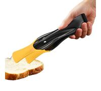 Pinces de cuisine en silicone - Outils résistants à la chaleur de 18,4 cm, manipulateurs d'aliments antidérapants, ustensiles de cuisine flexibles | Pince de service polyvalente avec cuisson au four