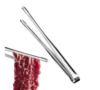 Pinces de cuisine - Pinces à pointe en acier inoxydable | Outil de service à salade, pour la cuisson, pnce à nourriture résistante à la chaleur, pince à gril, pince à nourriture polyvalente robuste,