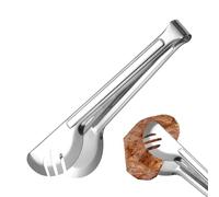 Pinces de cuisine pour la cuisson, pinces en acier inoxydable,Pince à toast Pince de cuisson anti-brûlure Ciseaux à pince | Pince de service de qualité alimentaire, pinces alimentaires antidérapantes