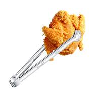 Pinces de cuisine résistantes à la chaleur pour frire pour buffet, steak, salade, barbecue et maison